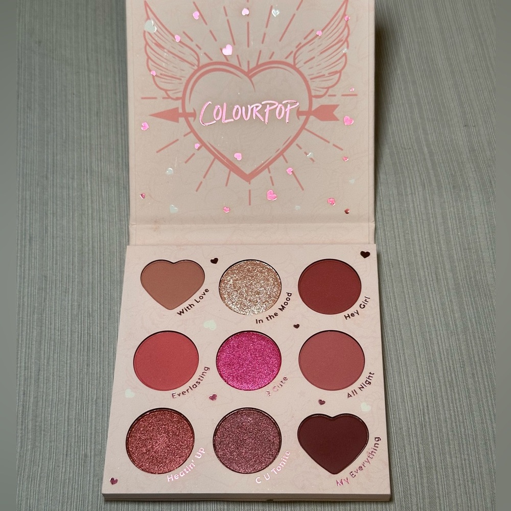 BNIB LE ColourPop Secret Admirer Valentines Day Eyeshadow Palette